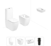 Унитаз-компакт Lavinia Boho One в комплекте 4 в 1 для туалета 202008897