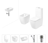 Унитаз-компакт Lavinia Boho One в комплекте 5 в 1 для туалета 202008916