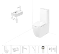 Унитаз-компакт Lavinia Boho One в комплекте 6 в 1 для туалета 202008619