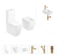 Унитаз-компакт Lavinia Boho One в комплекте 6 в 1 для туалета 202008978