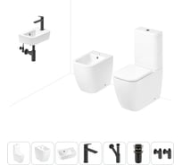 Унитаз-компакт Lavinia Boho One в комплекте 7 в 1 для туалета 202008997