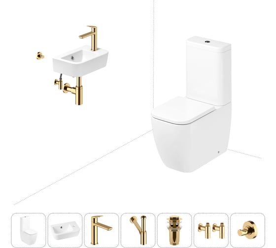 Унитаз-компакт Lavinia Boho One в комплекте 7 в 1 для туалета 202008797 1