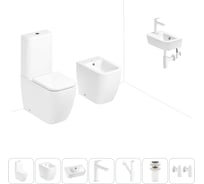 Унитаз-компакт Lavinia Boho One в комплекте 7 в 1 для туалета 202009020