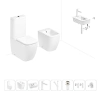 Унитаз-компакт Lavinia Boho One в комплекте 8 в 1 для туалета 202009100