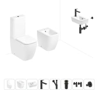 Унитаз-компакт Lavinia Boho One в комплекте 8 в 1 для туалета 202009097