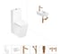 Безободковый напольный унитаз Lavinia Boho Aveo Rimless в комплекте 6 в 1 202008653 1
