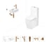 Безободковый напольный унитаз Lavinia Boho Aveo Rimless в комплекте 7 в 1 202008788 1