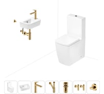 Безободковый напольный унитаз Lavinia Boho Aveo Rimless в комплекте 7 в 1 202008787