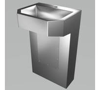 Раковина одинарная с широким пьедесталом ООО Доминант (AISI 304) D-A2/05