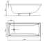 Ванна Ravak CLASSIC 120x70 белая C861000000 00000042034 2