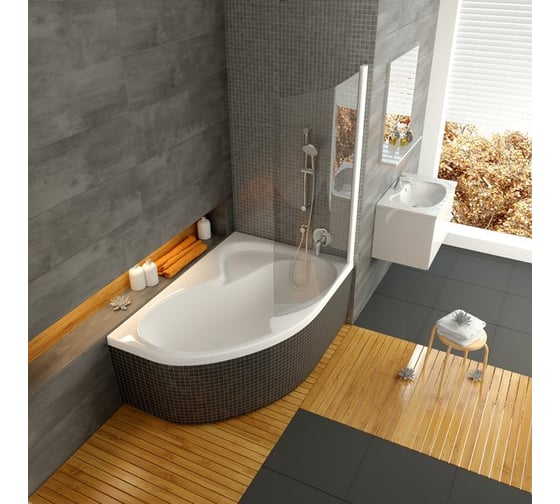 Акриловая ванна Ravak ROSA II 150x105 см, правая CJ21000000