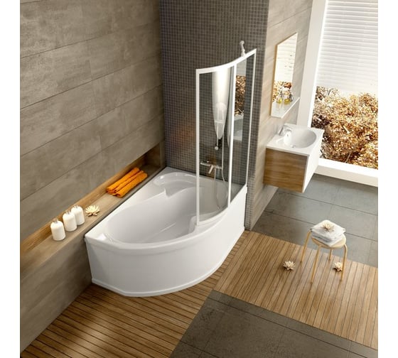 Акриловая ванна Ravak ROSA 160x105 см, правая CL01000000