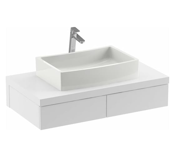 Умывальник Ravak FORMY 02 500 D белый со скрытым переливом XJM01250000