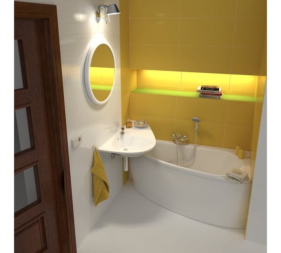 Умывальник Ravak AVOCADO "COMFORT" P белый с отверстиями XJ9P1100000