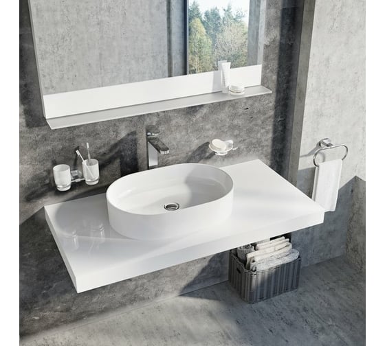 Умывальник Ravak CERAMIC 550 O SLIM белый XJX01155001