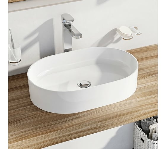 Умывальник Ravak CERAMIC 550 O SLIM белый XJX01155001