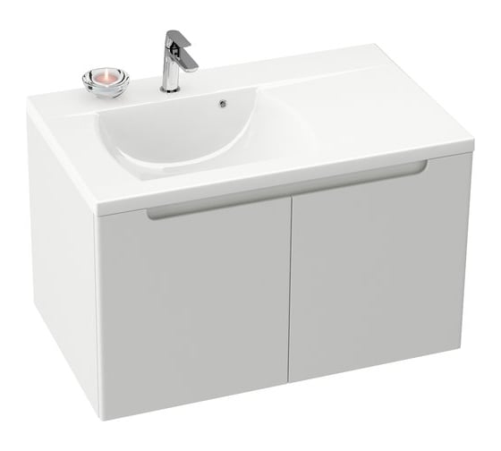 Умывальник Ravak  CLASSIC 800 правый белый с отверстиями, XJDP1180000 00000018586