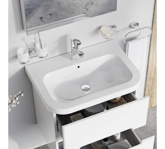 Умывальник Ravak CHROME 550 керамический белый XJG01155000