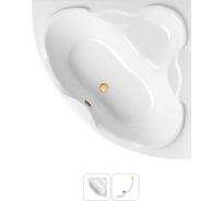 Акриловая ванна Lavinia Boho Elegant в наборе 2 в 1: акриловая ванна, слив-перелив 202010904