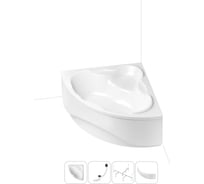 Акриловая ванна Lavinia Boho Elegant в наборе 4 в 1: акриловая ванна, каркас, экран, слив-перелив 202011226