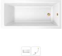 Акриловая ванна Lavinia Boho Element в наборе 2 в 1: акриловая ванна, слив-перелив 202010877