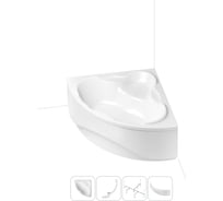 Акриловая ванна Lavinia Boho Elegant в наборе 4 в 1: акриловая ванна, каркас, экран, слив-перелив 202011179