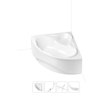 Акриловая ванна Lavinia Boho Elegant в наборе 4 в 1: акриловая ванна, каркас, экран, слив-перелив 202011272