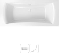 Акриловая ванна Lavinia Boho Evan в наборе 2 в 1: акриловая ванна, слив-перелив 202010789