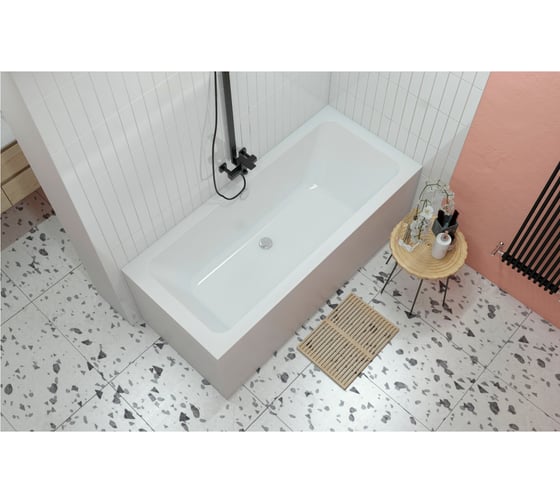 Акриловая ванна Lavinia Boho Pure в наборе 2 в 1: акриловая ванна, слив-перелив 202010843