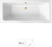 Акриловая ванна Lavinia Boho Pure в наборе 2 в 1: акриловая ванна, слив-перелив 202010888