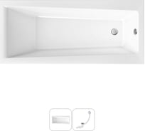 Акриловая ванна Lavinia Boho Rock в наборе 2 в 1: акриловая ванна, слив-перелив 202010752