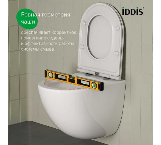 Унитаз подвесной безободковый IDDIS Axes AXERDSEi25