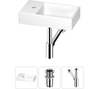 Маленькая раковина для ванной комнаты или туалета Wellsee WC Area в наборе 3 в 1 202011789