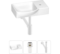 Маленькая раковина для ванной комнаты или туалета Wellsee WC Area в наборе 3 в 1 202011804