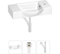 Маленькая раковина для ванной комнаты или туалета Wellsee WC Area в наборе 3 в 1 202011812