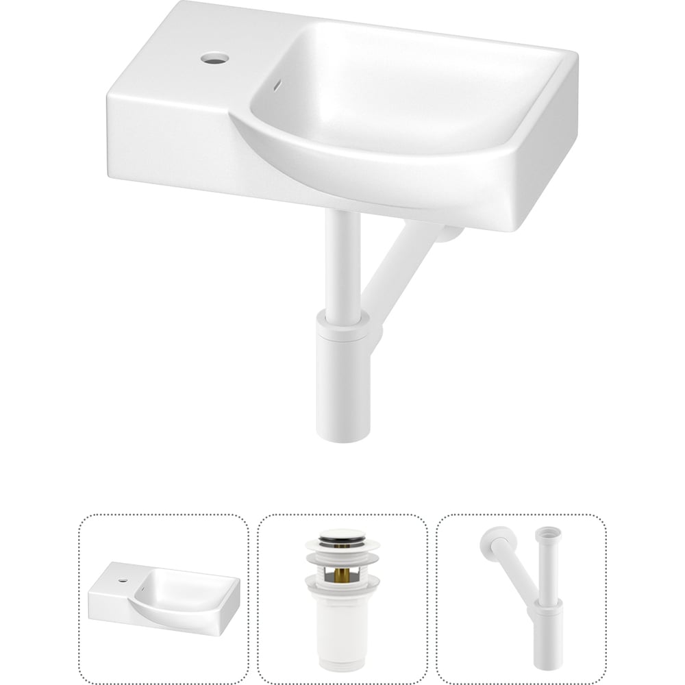 Маленькая раковина для ванной комнаты или туалета Wellsee WC Area в ...
