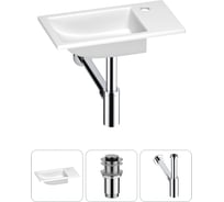 Маленькая раковина для ванной комнаты или туалета Wellsee WC Area в наборе 3 в 1 202011797