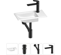 Маленькая раковина для ванной комнаты или туалета Wellsee WC Area в наборе 4 в 1 202011822