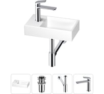 Маленькая раковина для ванной комнаты или туалета Wellsee WC Area в наборе 4 в 1 202011817