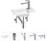 Маленькая раковина для ванной комнаты или туалета Wellsee WC Area в наборе 5 в 1 202011853 1