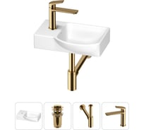 Маленькая раковина для ванной комнаты или туалета Wellsee WC Area в наборе 4 в 1 202011835