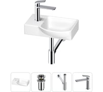 Маленькая раковина для ванной комнаты или туалета Wellsee WC Area в наборе 4 в 1 202011833