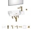 Маленькая раковина для ванной комнаты или туалета Wellsee WC Area в наборе 7 в 1 202011923 1