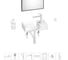 Маленькая раковина для ванной комнаты или туалета Wellsee WC Area в наборе 8 в 1 202011944 1