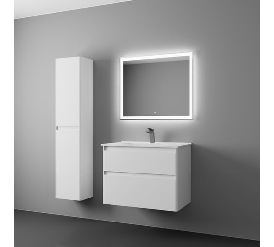 Тумба Veneciana AVENTINO 80 с двумя ящиками, c умывальником Turin 80 58061/800D