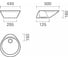 Рукомойник Sanitana Orbit 44 S10013050400000 3
