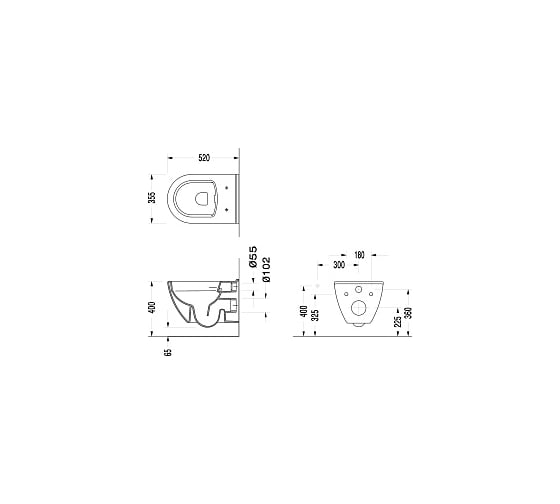 Подвесной унитаз Koller Pool ROUND ARC с сидением Softclose+винты 50 мм RA0520RW