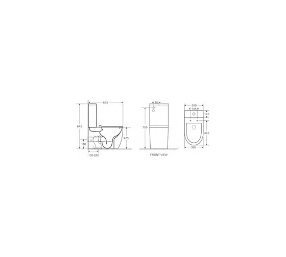 Напольный унитаз Koller Pool ROUND с сидением Soft-close RN-0665-RC-C