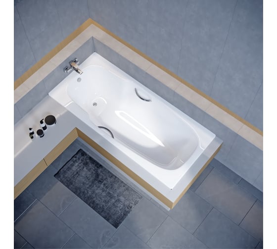 Ванна Koller Pool Atlantica 180x80, с anti-slip B80JAI00E