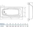 Ванна Koller Pool Atlantica 180x80, с anti-slip B80JAI00E 5
